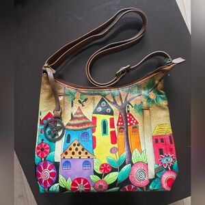 Anuschka Village of Dreams Hobo Bag